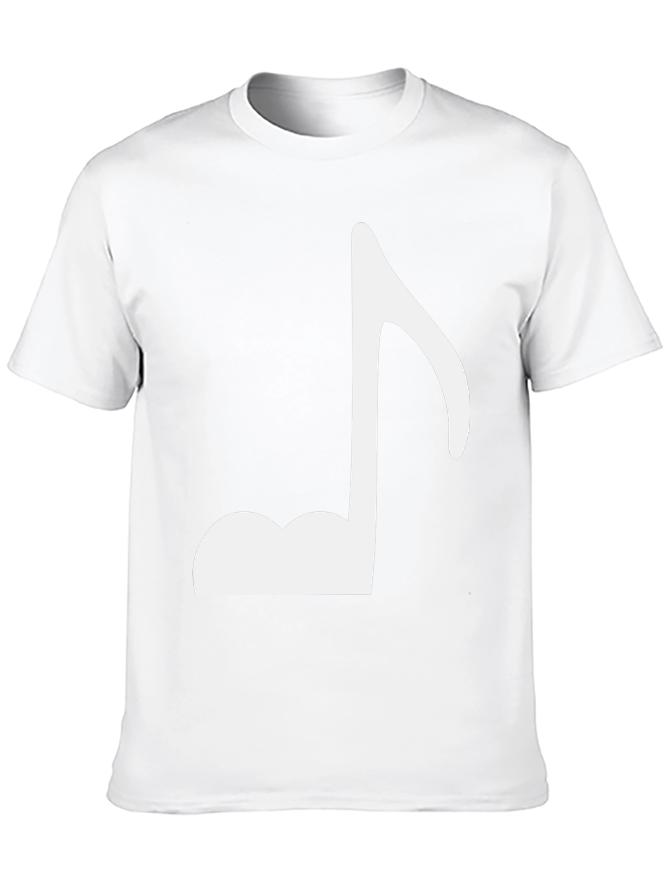 Black Music Note Graphic Black T-Shirt view 10
