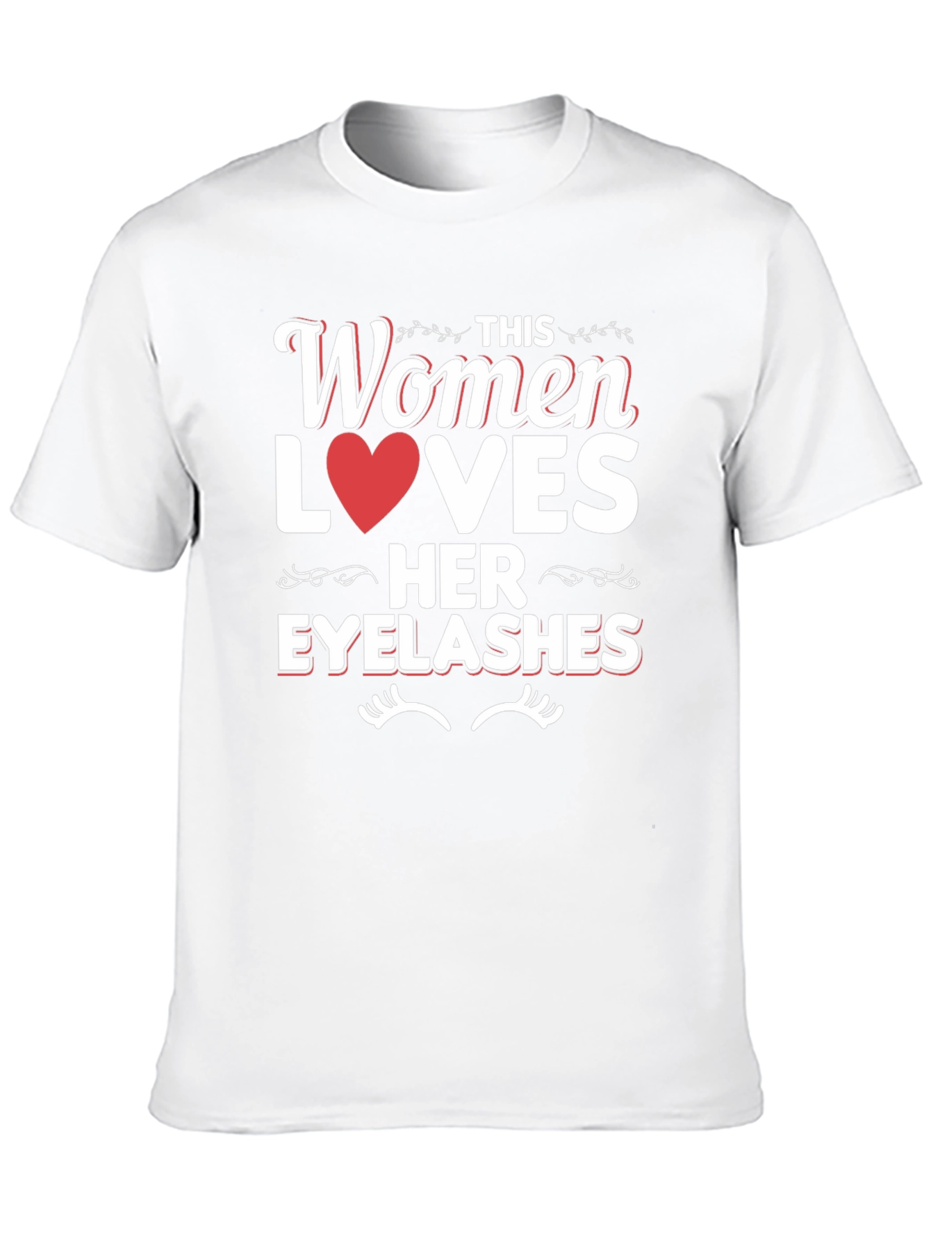 Black Women Love Eyelashes Graphic Tee - Stylish Cotton Blend Shirt view 10