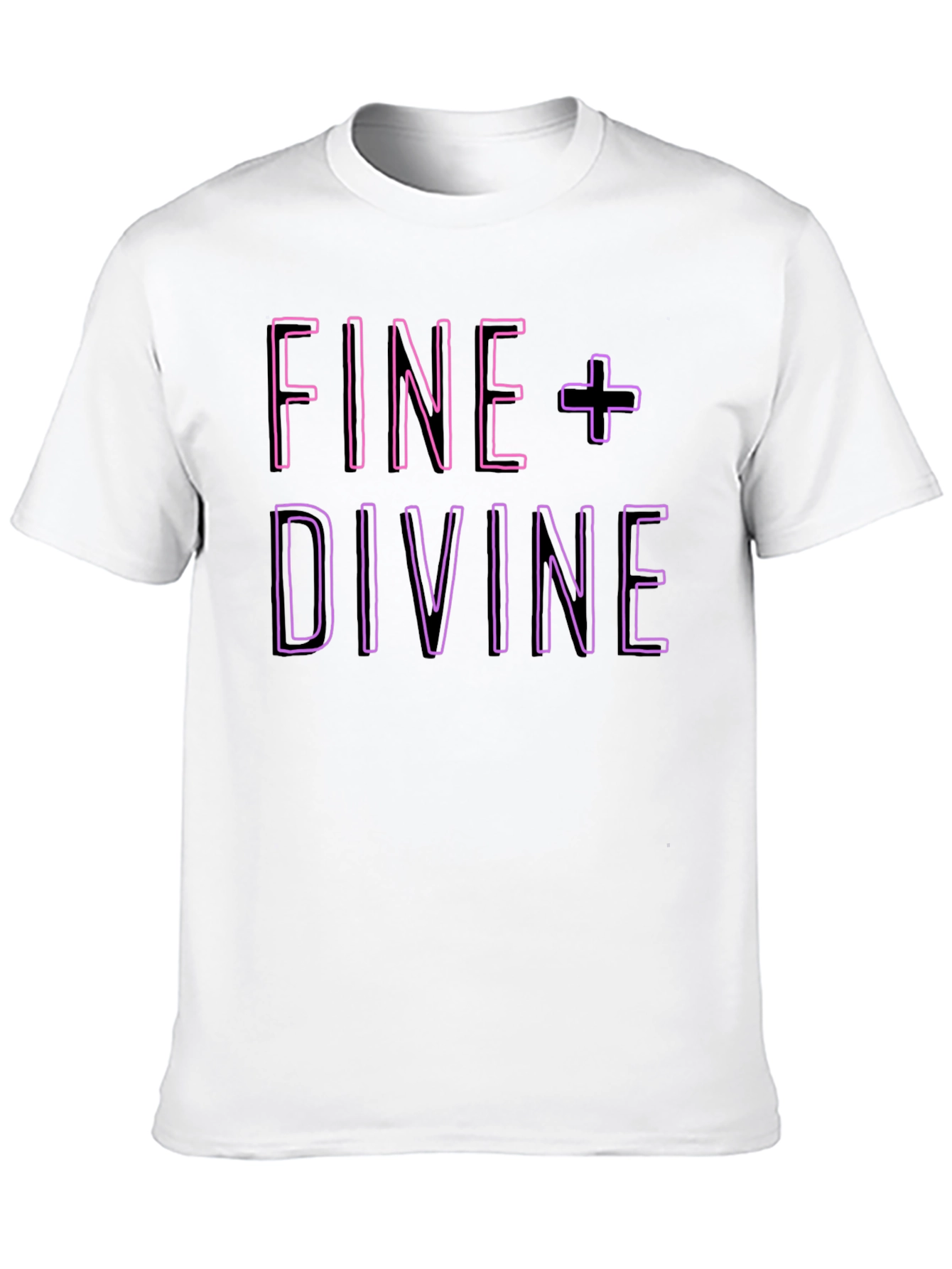 Black Fine + Divine Graphic Tee view 10