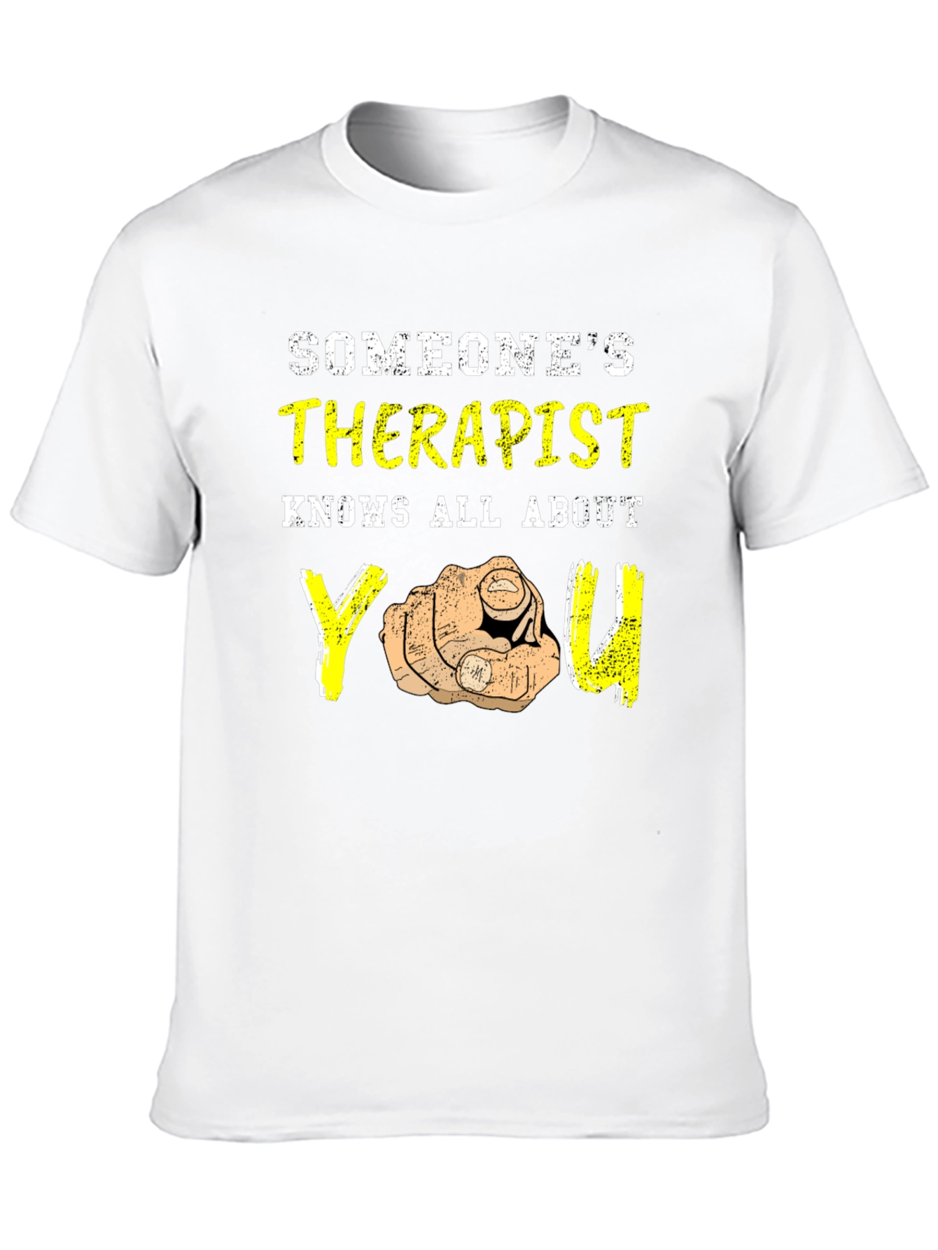 Black Someone's Therapist T-Shirt view 10