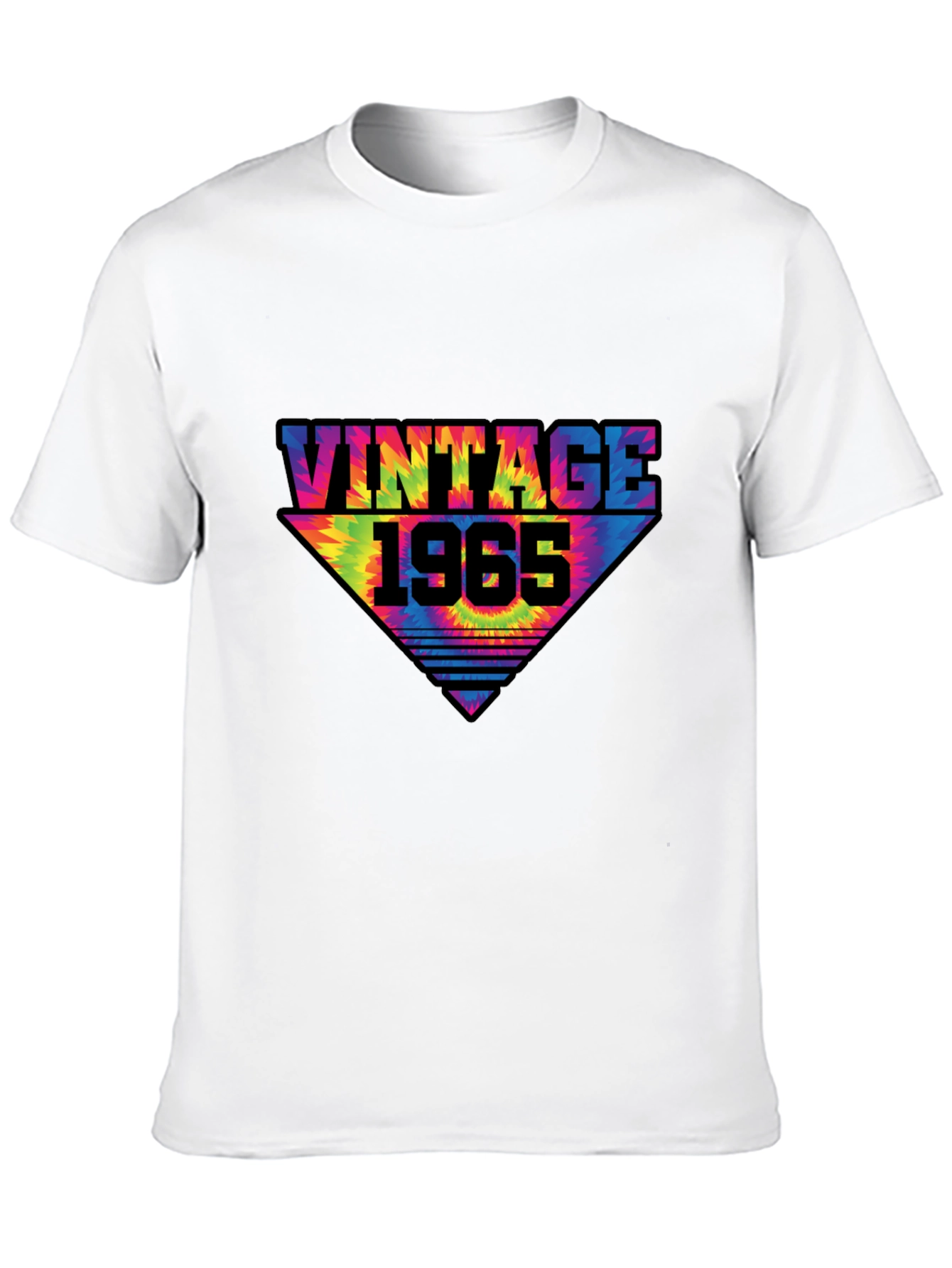 Black Vintage 1965 Tie Dye T-Shirt view 10