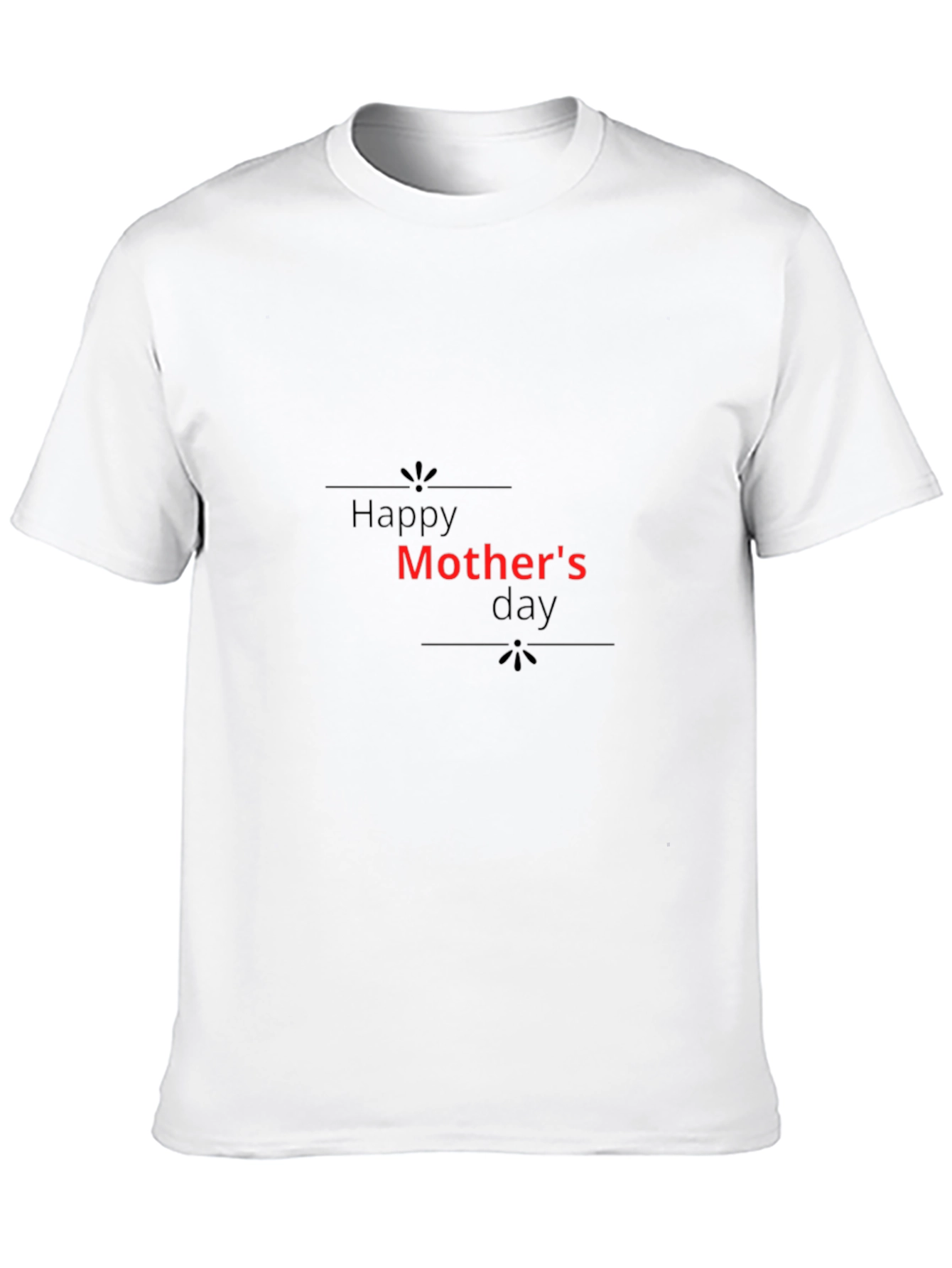 Black Happy Mother's Day Black T-Shirt view 10