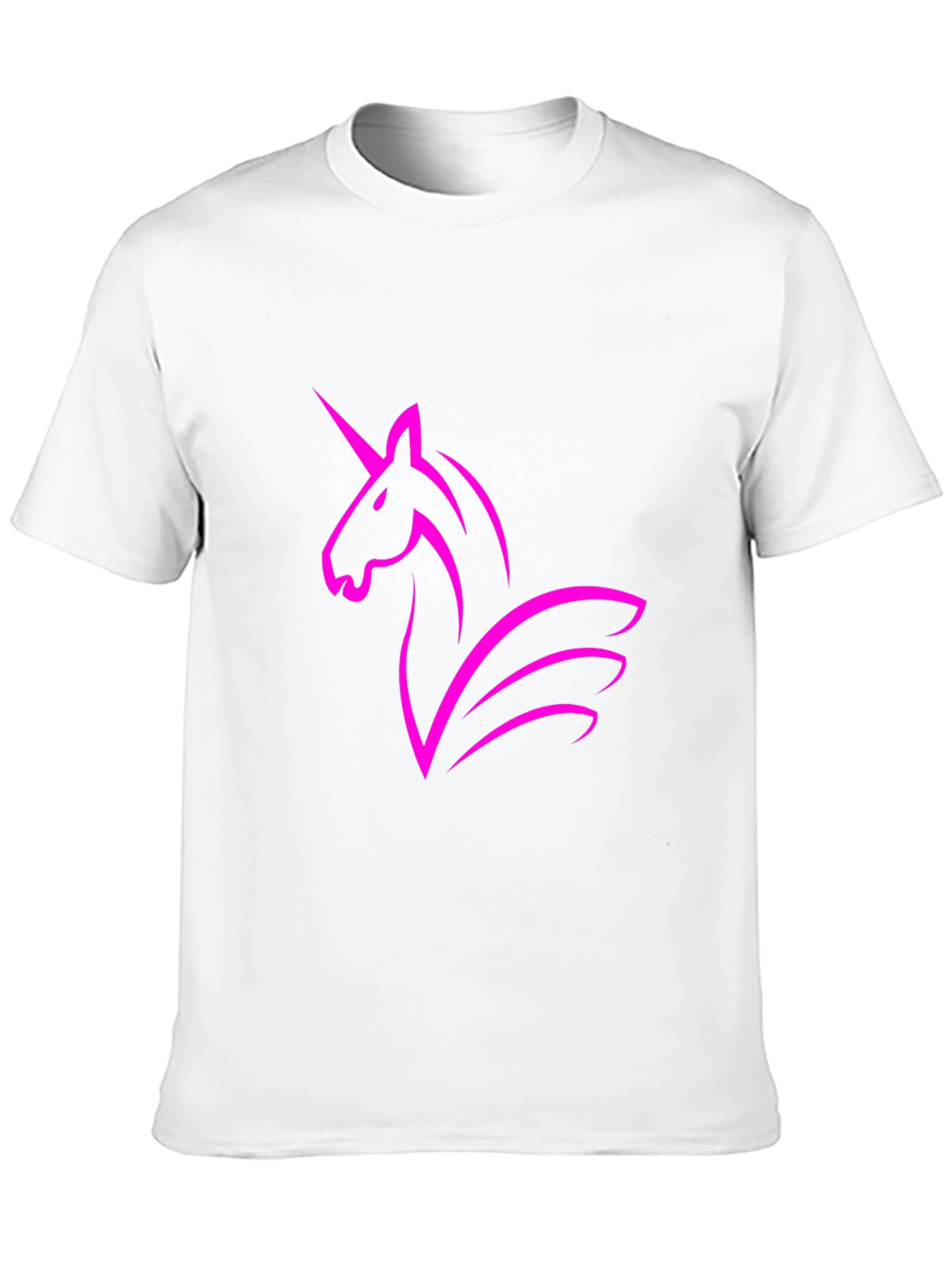 Black Black T-Shirt with Unicorn Graphic view 10