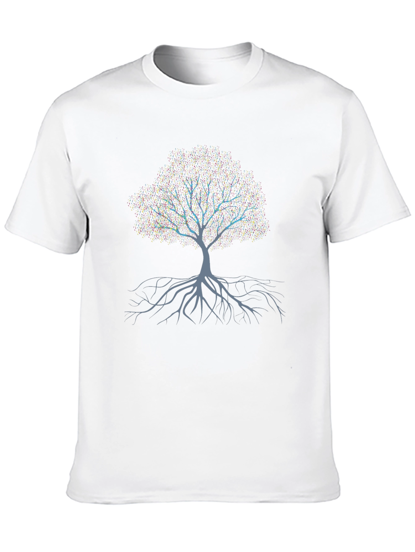 Black Tree of Life Graphic Print T-Shirt view 10
