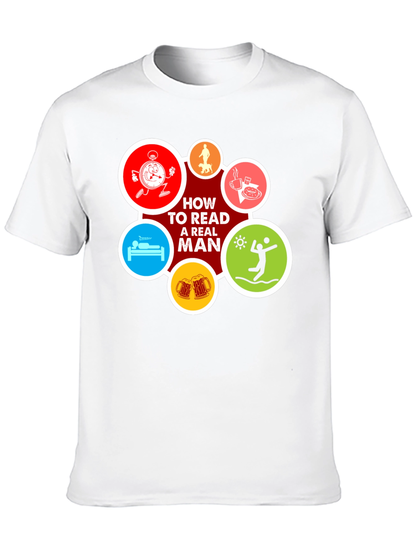 Black How to Read a Real Man T-Shirt view 10