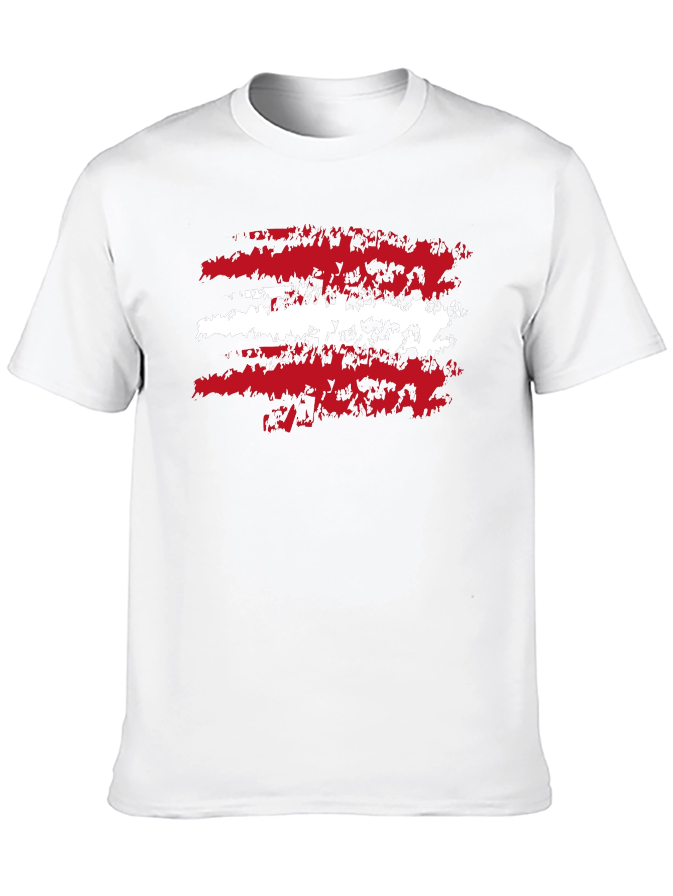 Distressed Austria Flag Graphic T-Shirt - 10