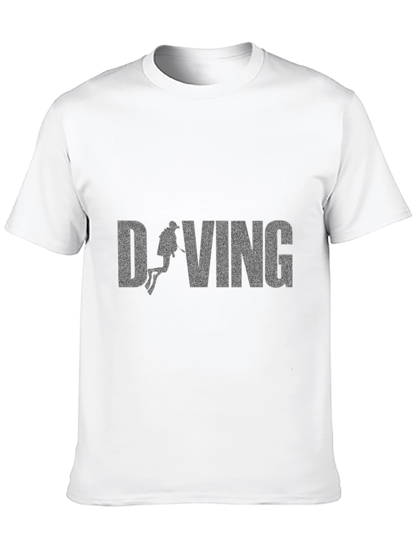 Black Diving Graphic T-Shirt - Black view 10