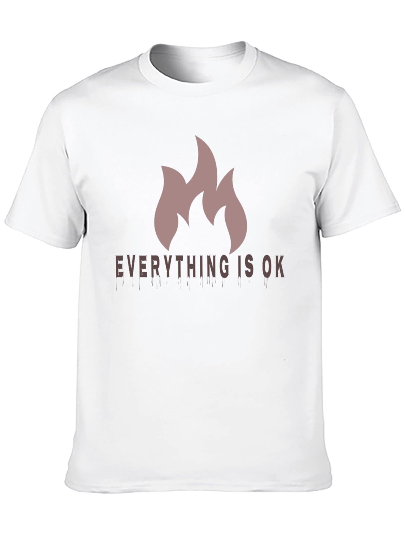 Black Everything Is Ok - Men's Graphic Tee view 10
