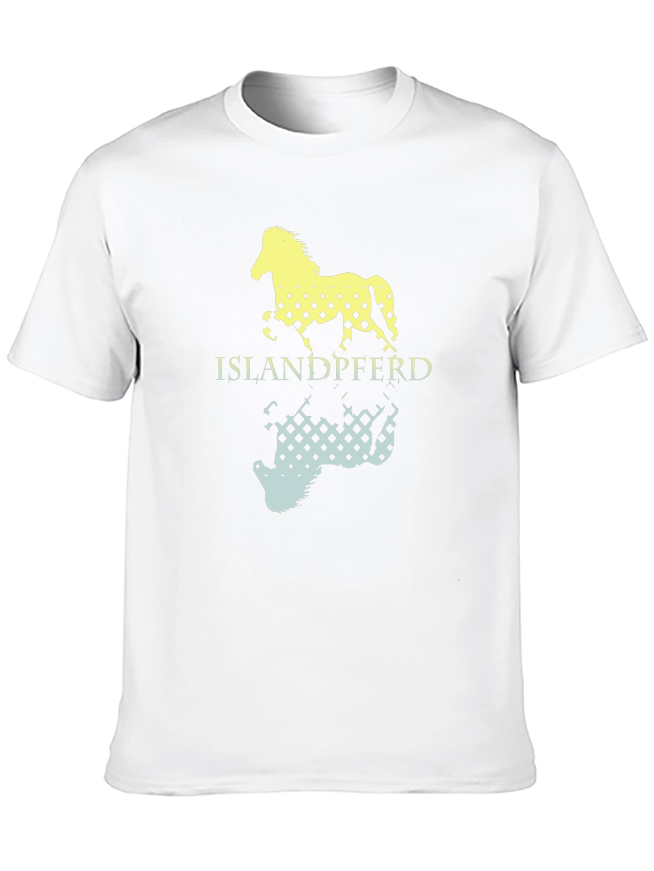 Black Islandpferd Horse Graphic Tee - Black view 10