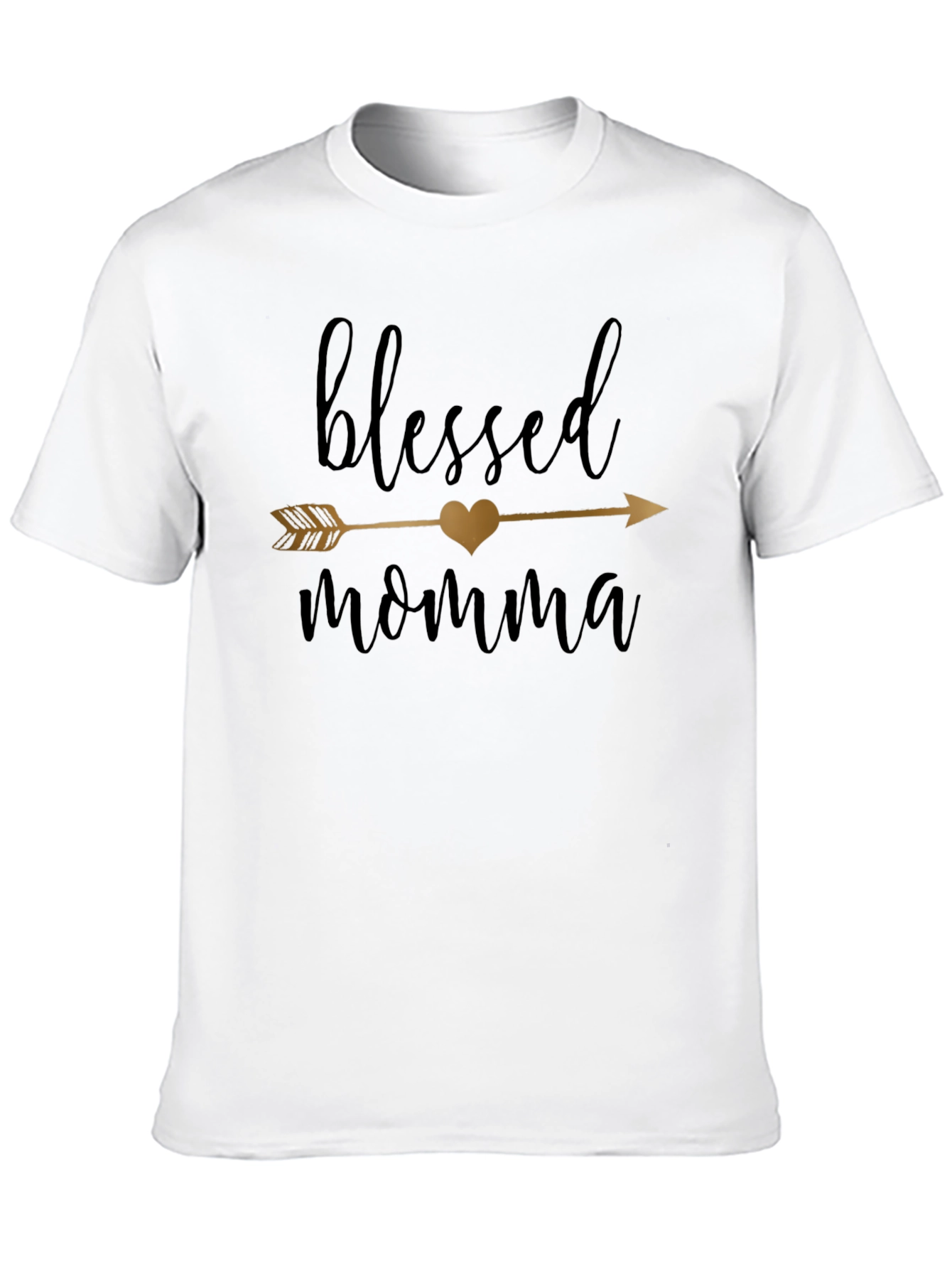 Blessed Momma Arrow Heart T-Shirt - 10