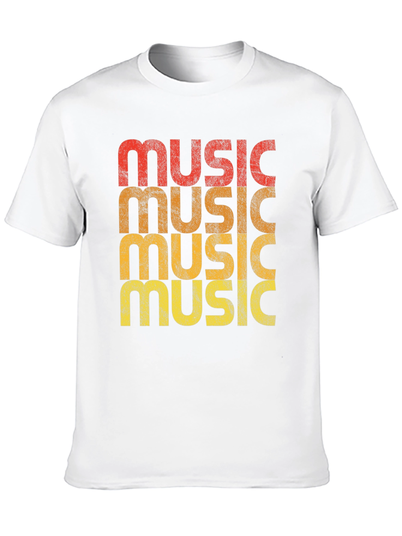 Black Retro Music Graphic T-Shirt view 10