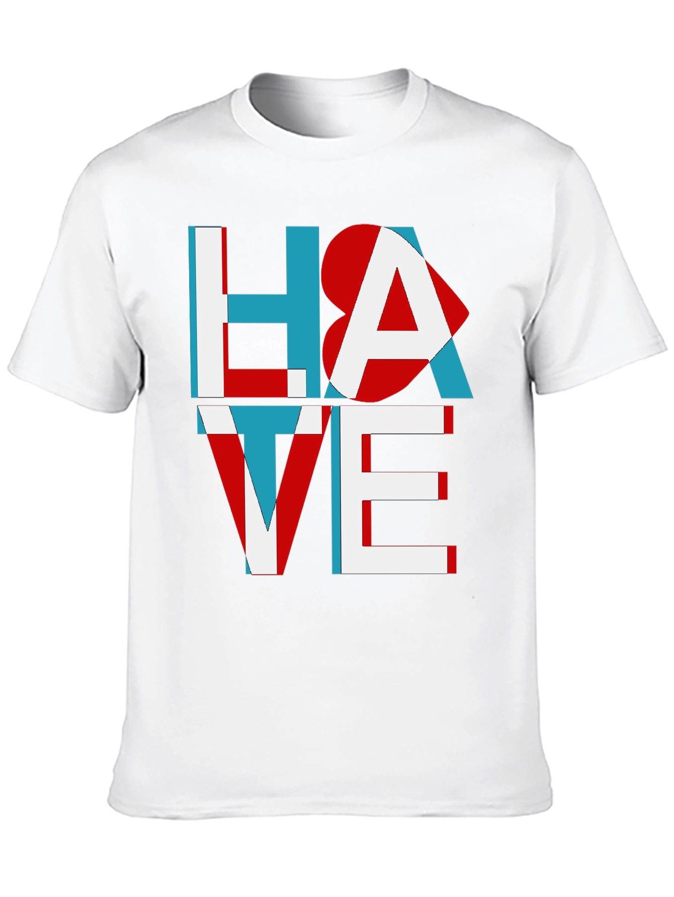 Black Hate Love Graphic Tee - Unisex Cotton T-Shirt view 10