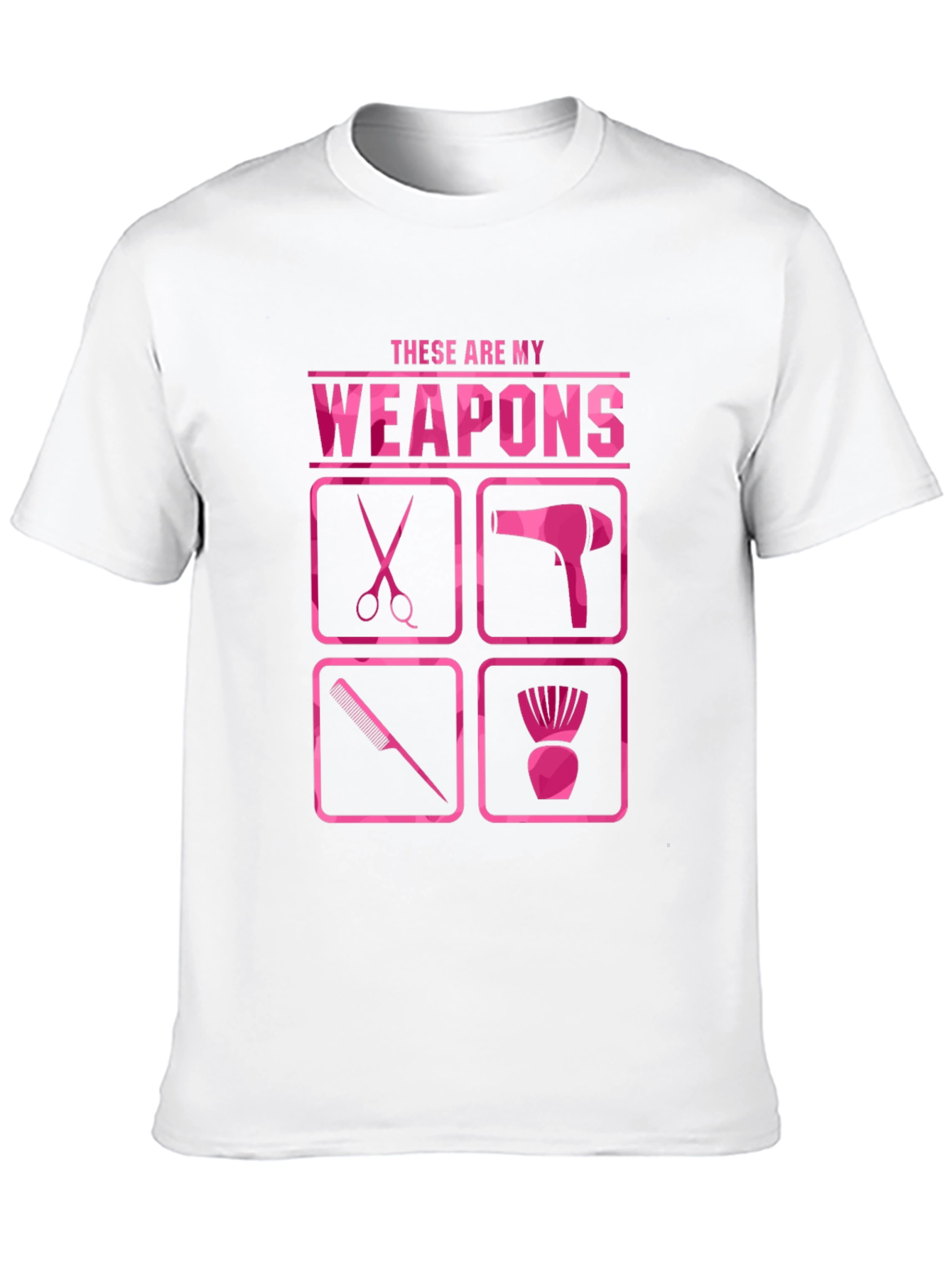 Black Hairstylist Weapons T-Shirt - Salon Life view 10