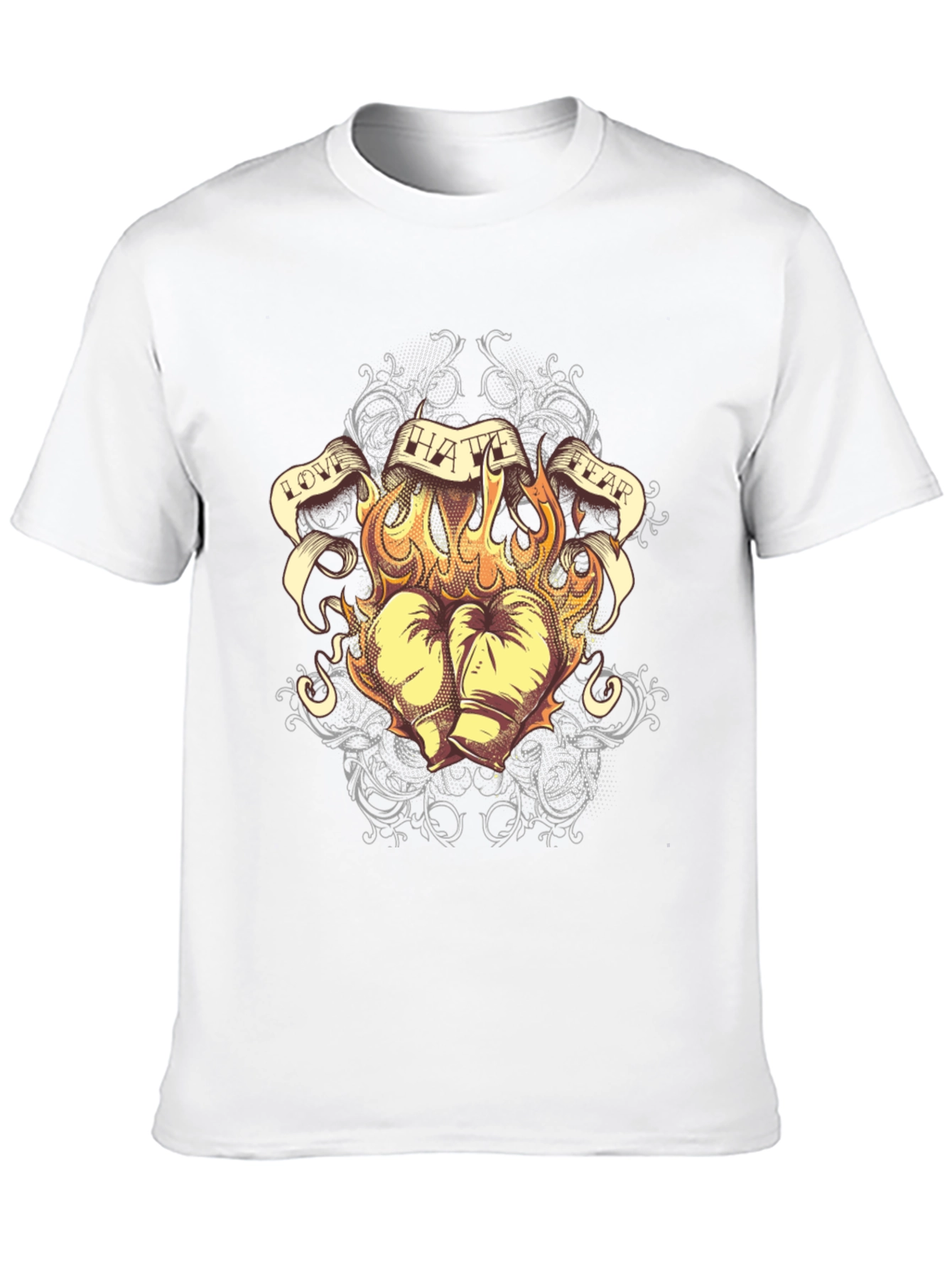 Love Hate Fear Graphic T-Shirt - 10