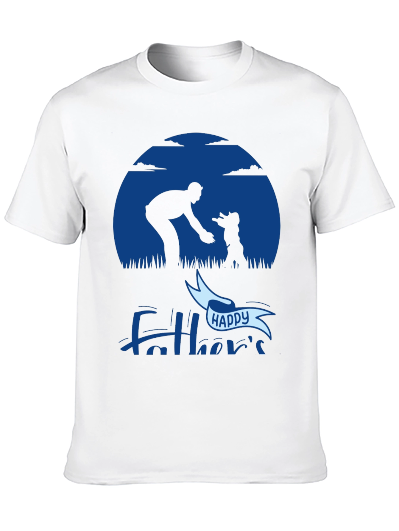 Black Happy Father's Day Black T-Shirt view 10