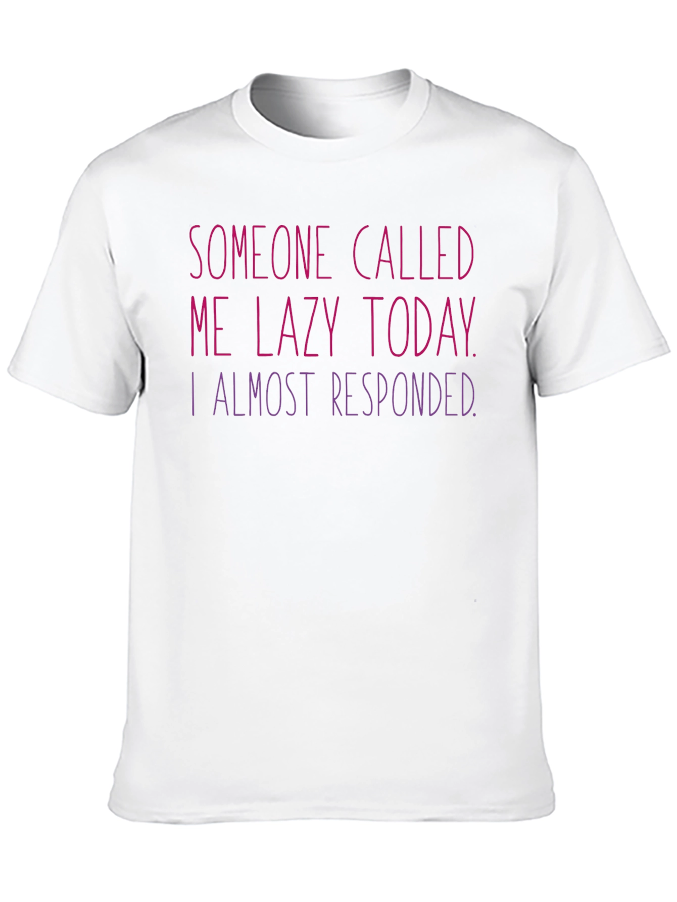 Black Lazy Today T-Shirt - Humorous Graphic Tee view 10