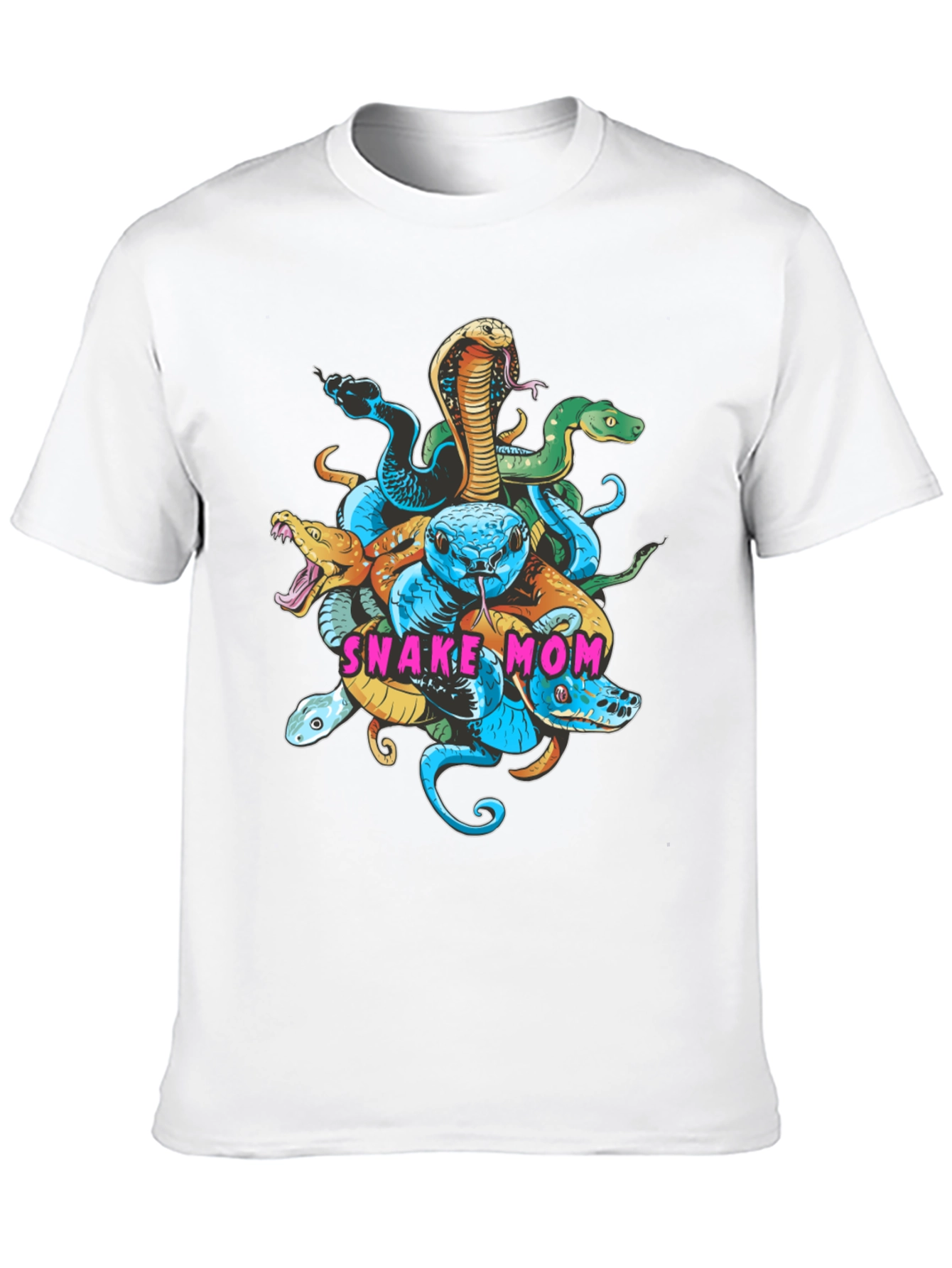 Black Snake Mom Graphic T-Shirt - Reptile Lover Tee view 10