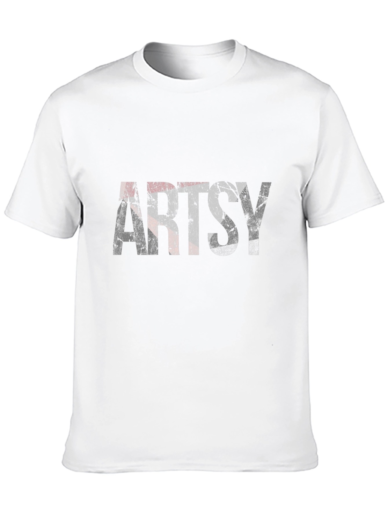 Black Artsy Graphic Print Black T-Shirt view 10