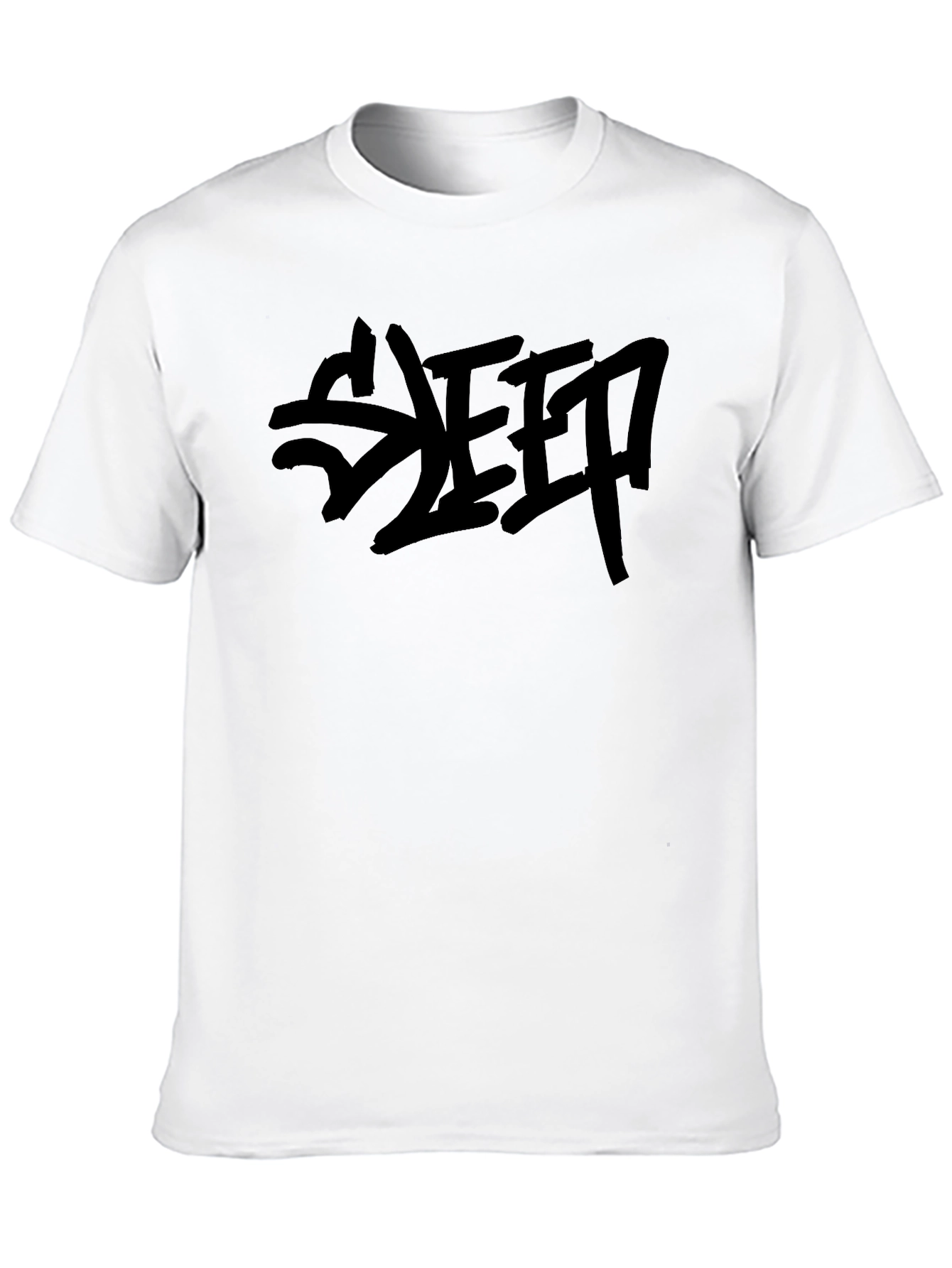 Black Black Graphic Tee: Street Art Style view 10