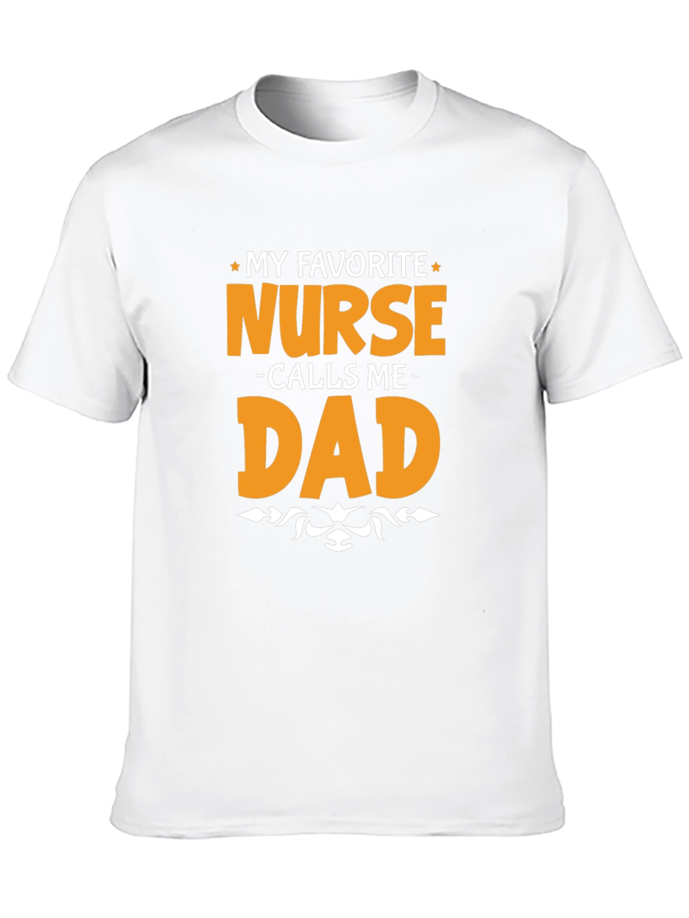 Black My Favorite Nurse Calls Me Dad T-Shirt view 10