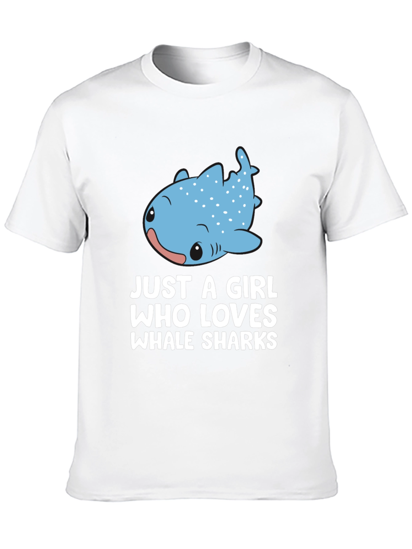 Black Just A Girl Who Loves Whale Sharks Black T-Shirt view 10