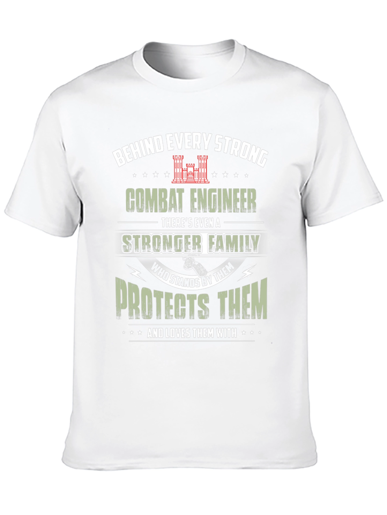 Strong Family Combat Engineer T-Shirt - 10