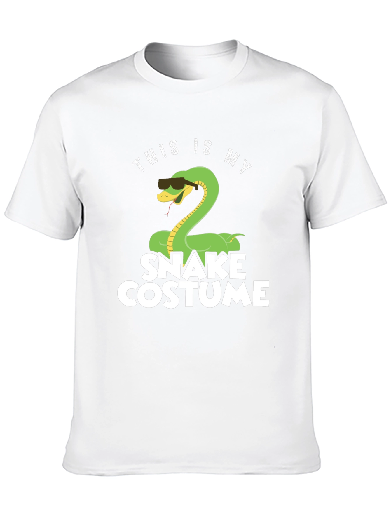 Funny Snake Costume T-Shirt - Halloween Party Apparel - 10