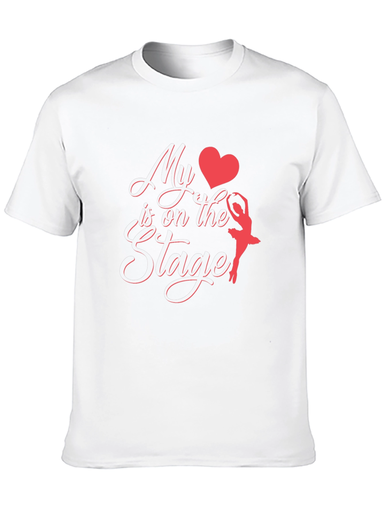 Black My Heart is on the Stage Ballet T-Shirt view 10