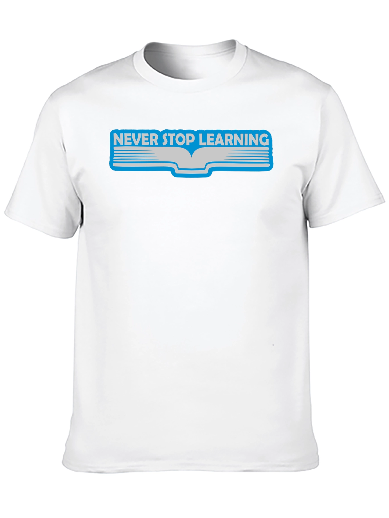 Black Never Stop Learning Graphic Tee view 10