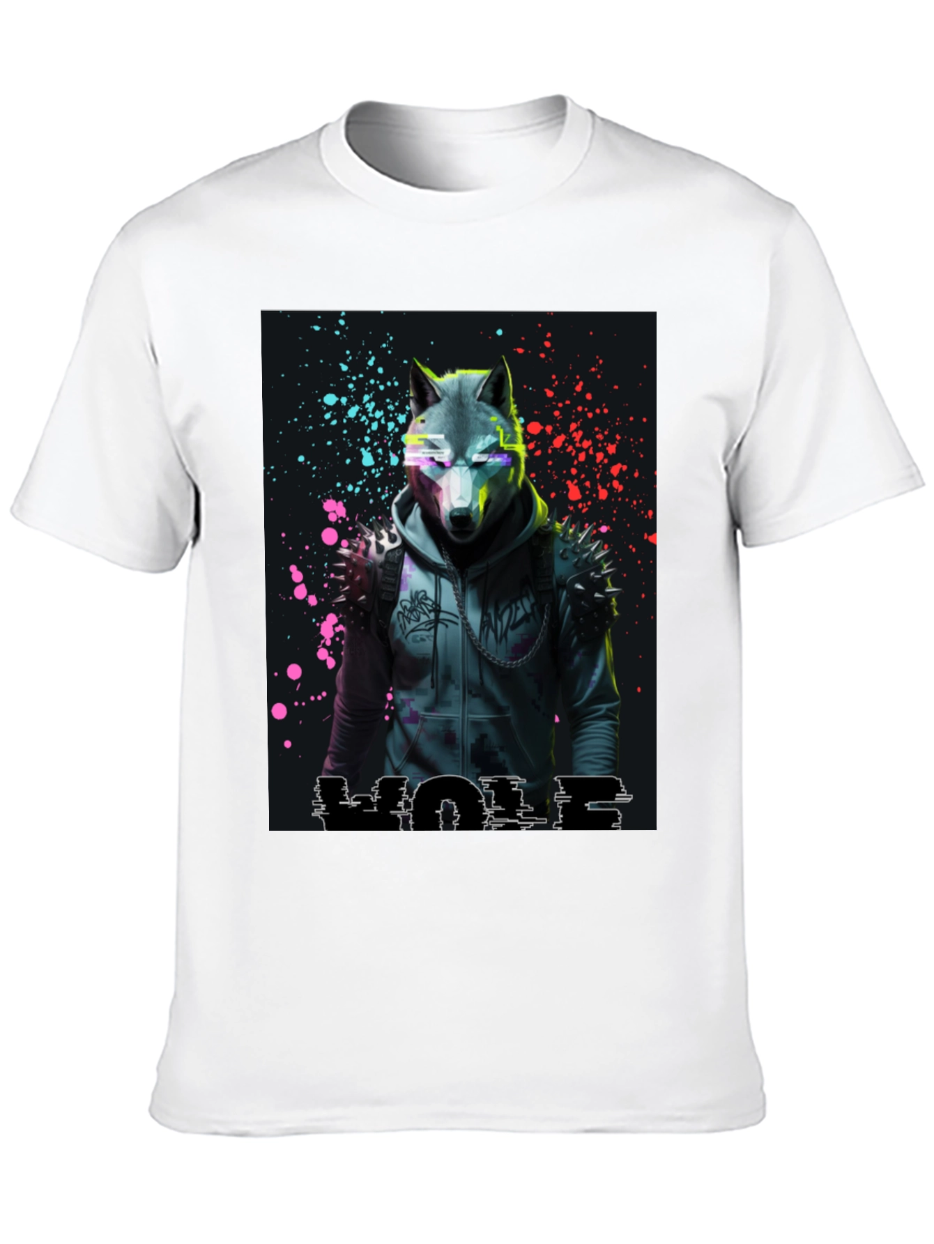 Black Wolf Graphic Tee - Urban Style view 10
