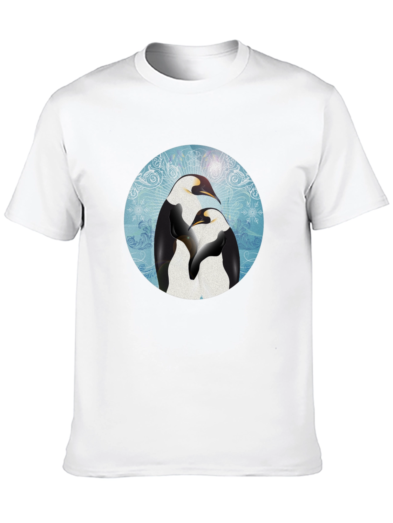 Black Penguin Love Graphic T-Shirt - Black view 10