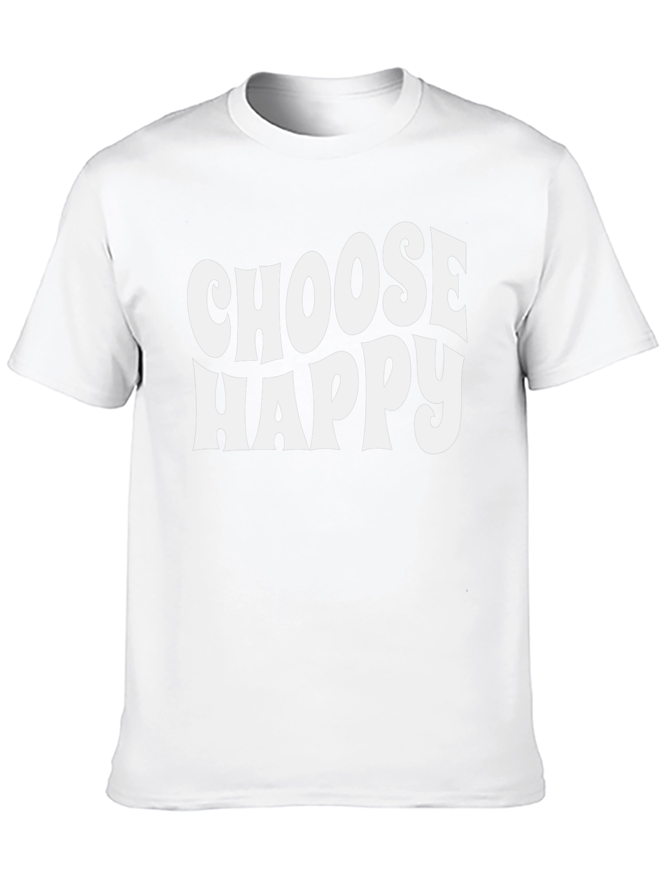 Black Choose Happy Graphic Tee - Trendy Black Shirt view 10