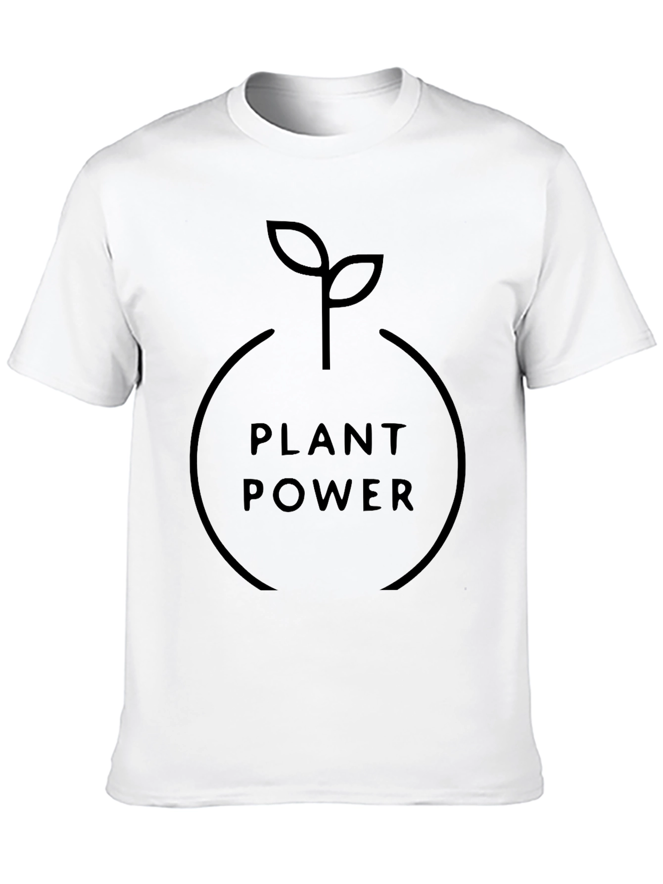 Plant Power Black T-Shirt - Vegan & Eco-Friendly - 10