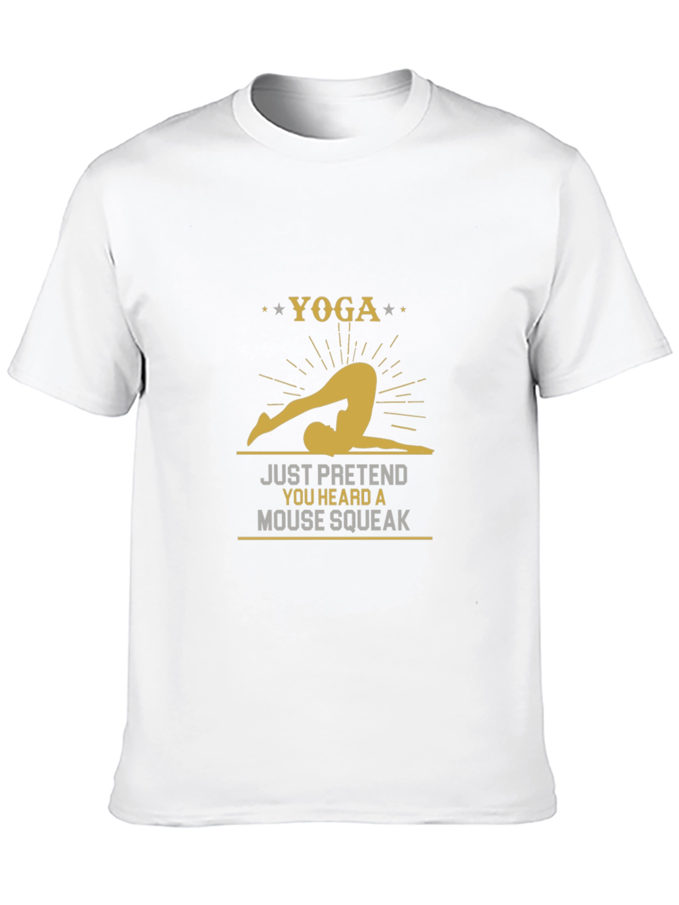 Black Yoga Mouse Squeak T-Shirt view 10