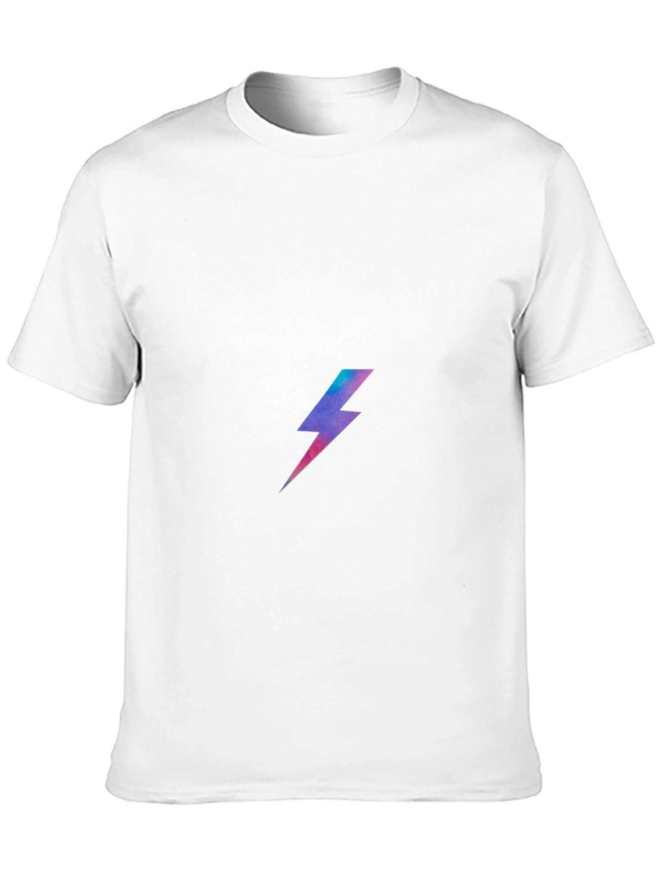 Black Electric Bolt Graphic Tee - Mens Black T-Shirt view 10