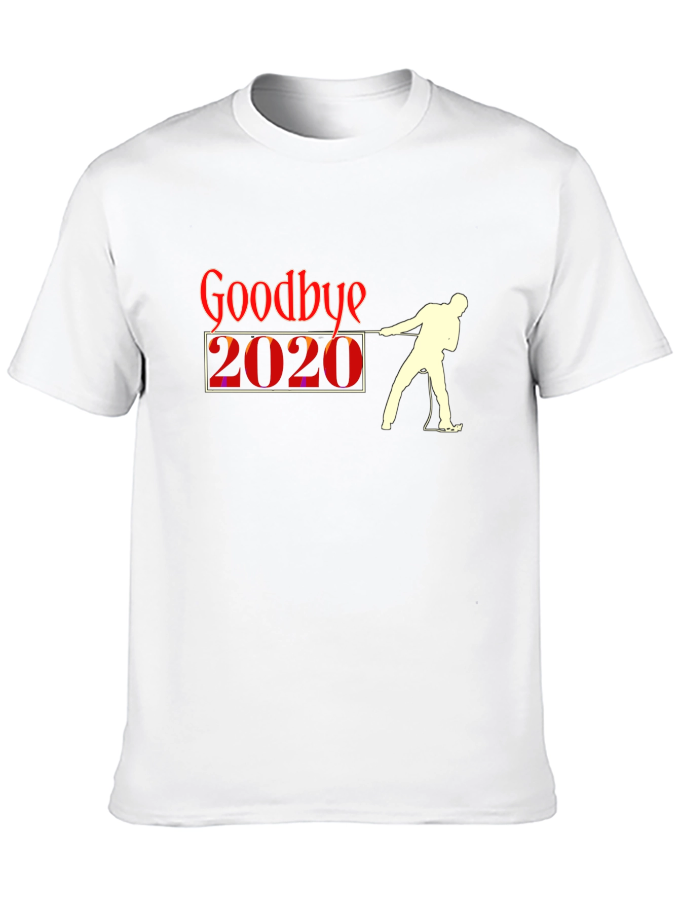 Black Goodbye 2020 Black Graphic T-Shirt view 10