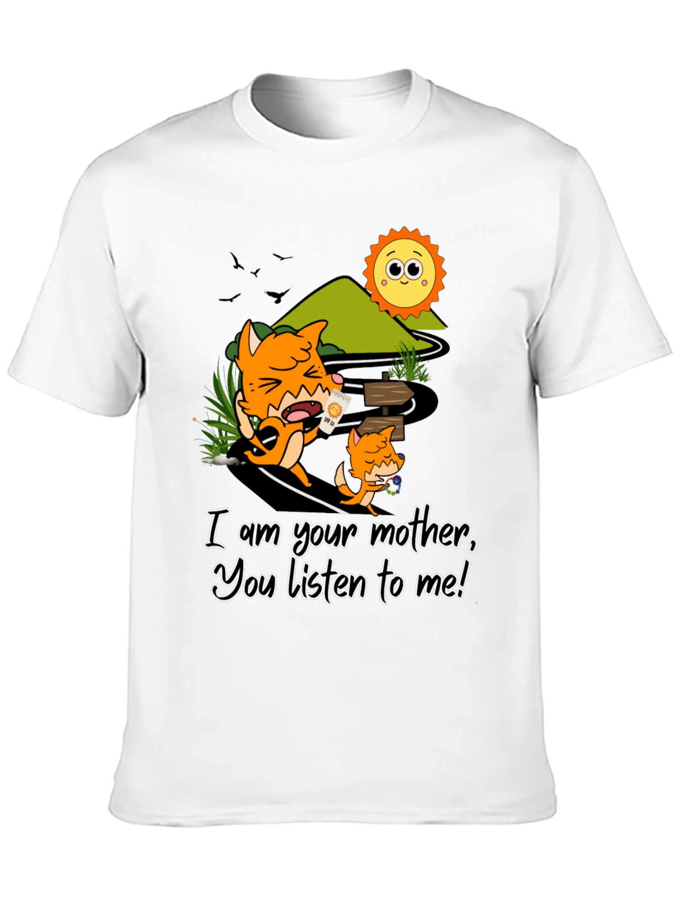 Black Fox Mother T-Shirt - Listen To Me! view 10