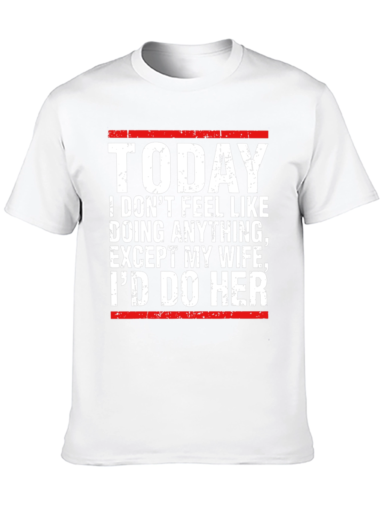 Black Funny Graphic T-Shirt - Today I'd Do Her view 10