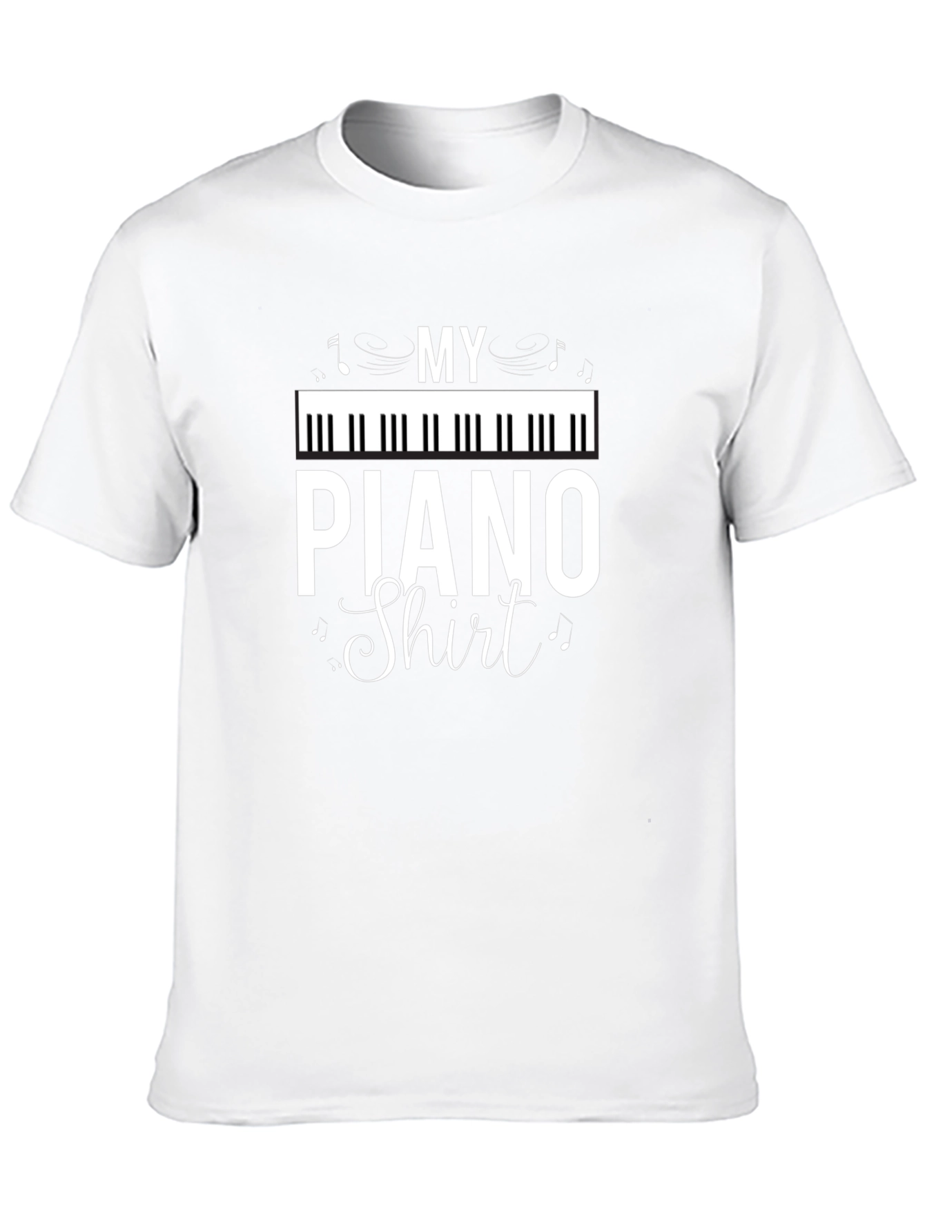 Black My Piano Shirt - Musician's Tee view 10