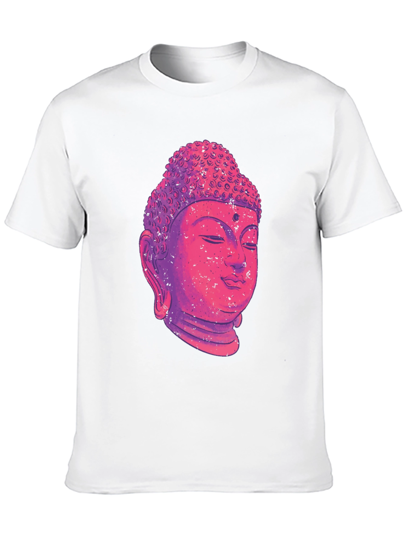 Black Buddha Head Graphic T-Shirt - Black view 10