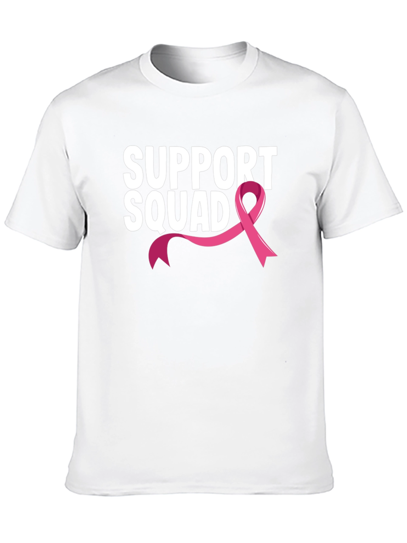 Black Support Squad Breast Cancer Awareness T-Shirt view 10