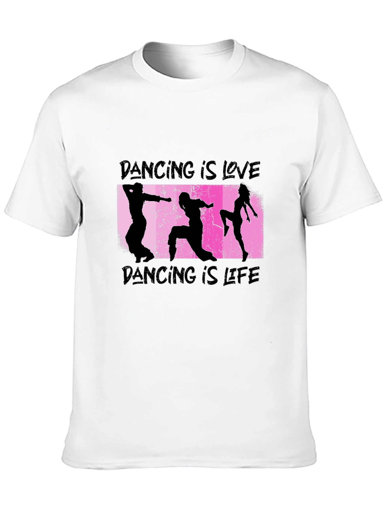 Dancing is Love Black Graphic Tee - 10