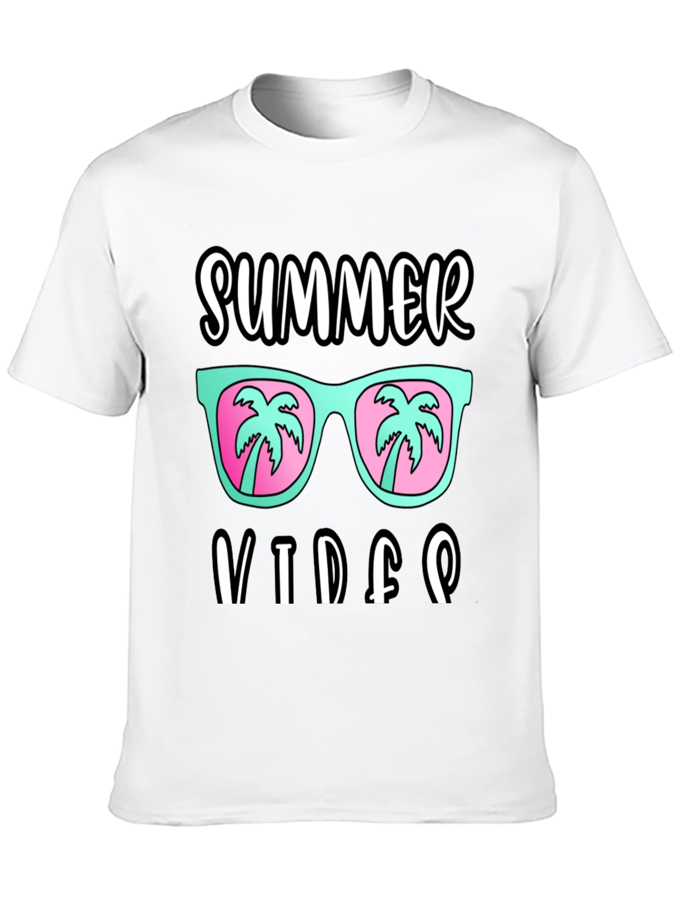 Black Summer Vibes T-Shirt view 10