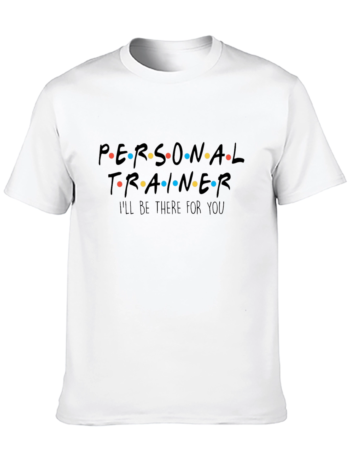 Black Personal Trainer Graphic Tee - Friends Theme view 10
