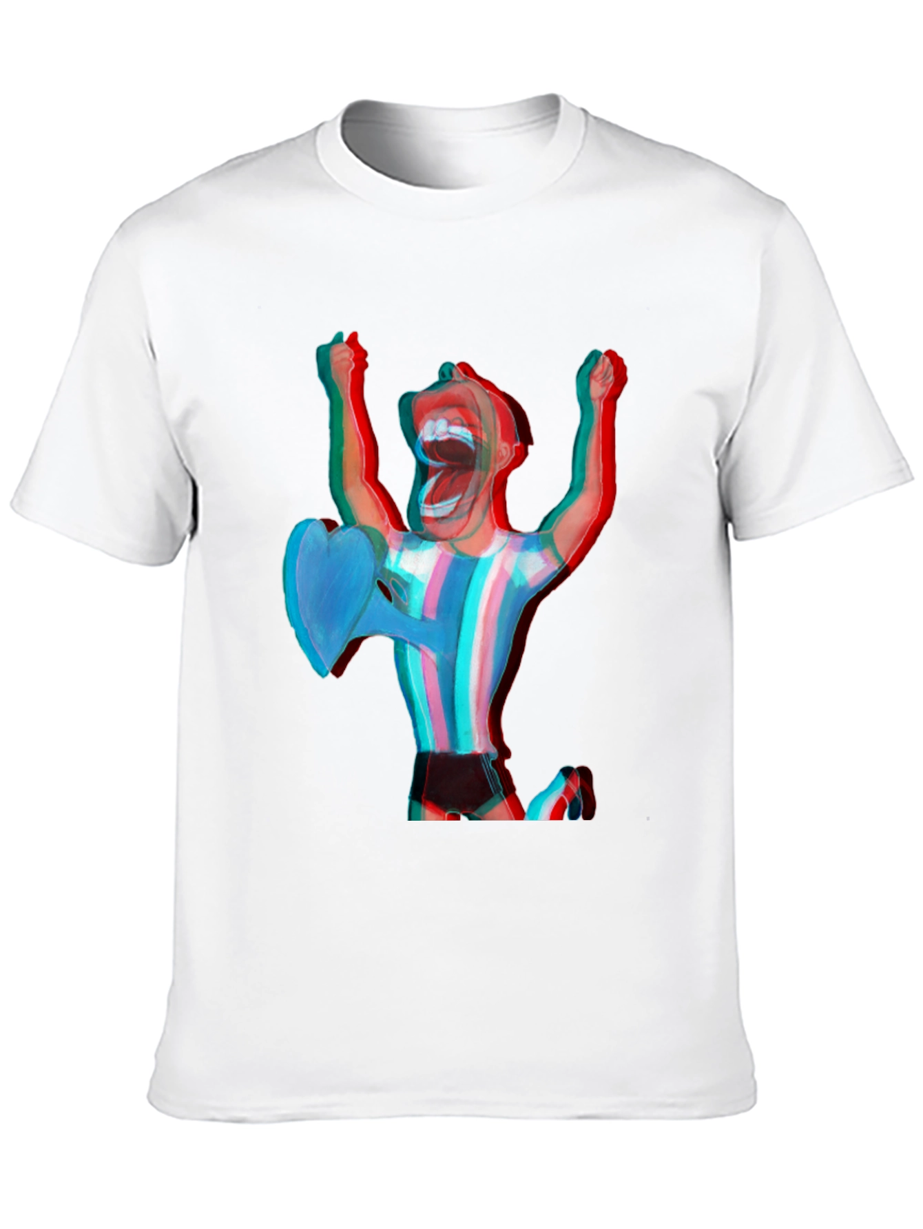 Black Stereoscopic Man T-Shirt view 10