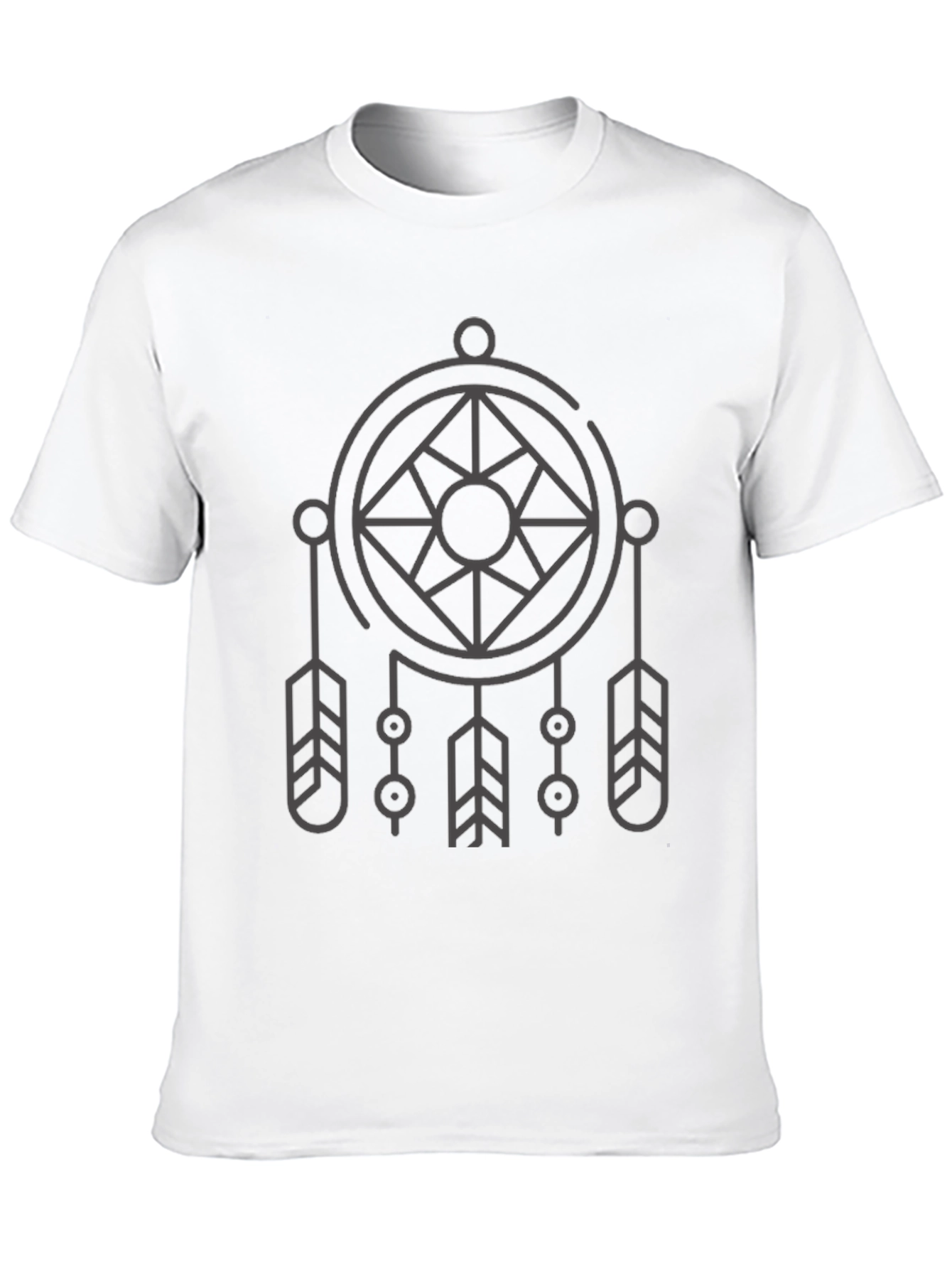 Black Dreamcatcher Graphic Tee - Stylish Comfort view 10