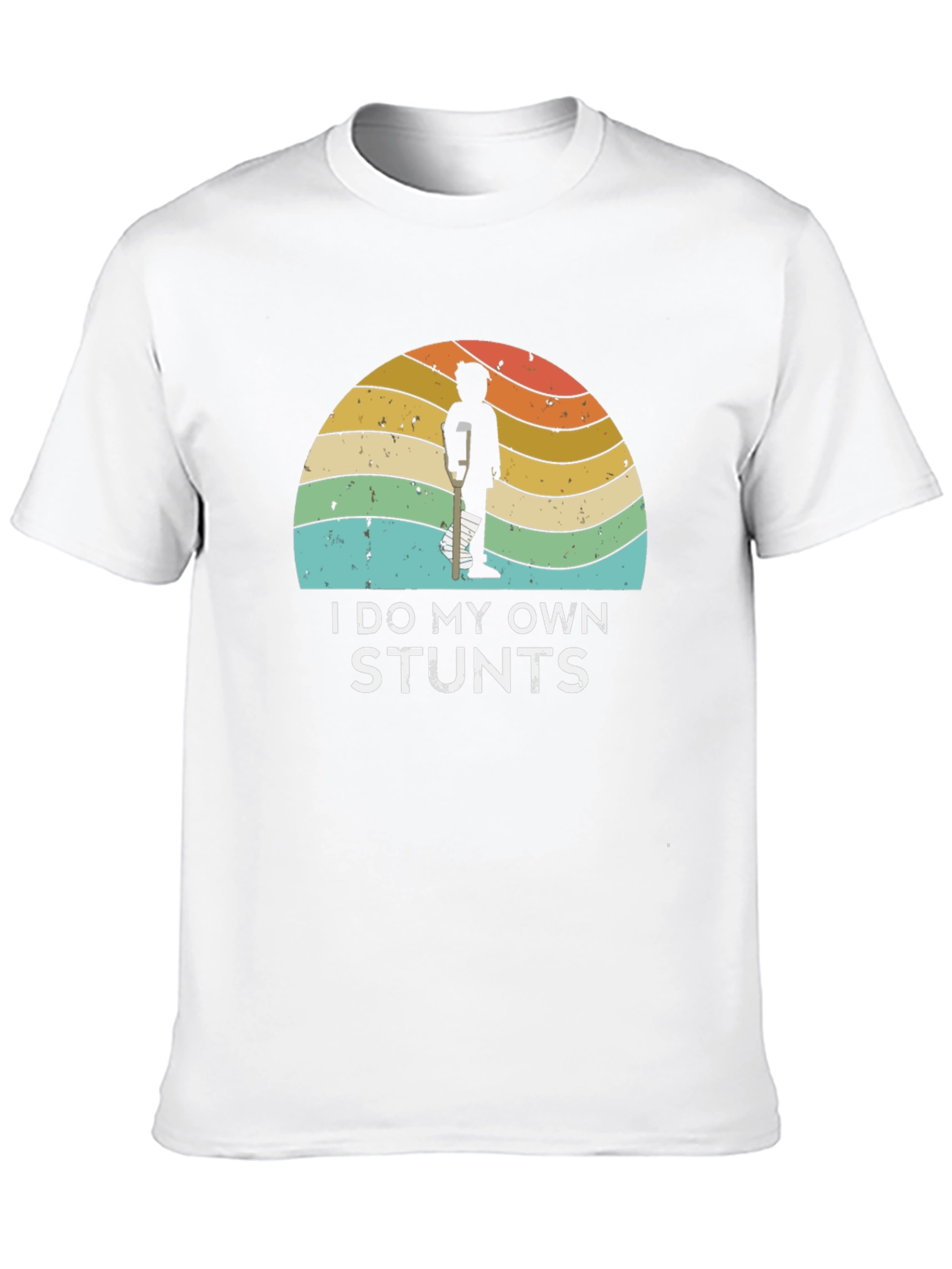 Black I Do My Own Stunts Graphic Tee view 10