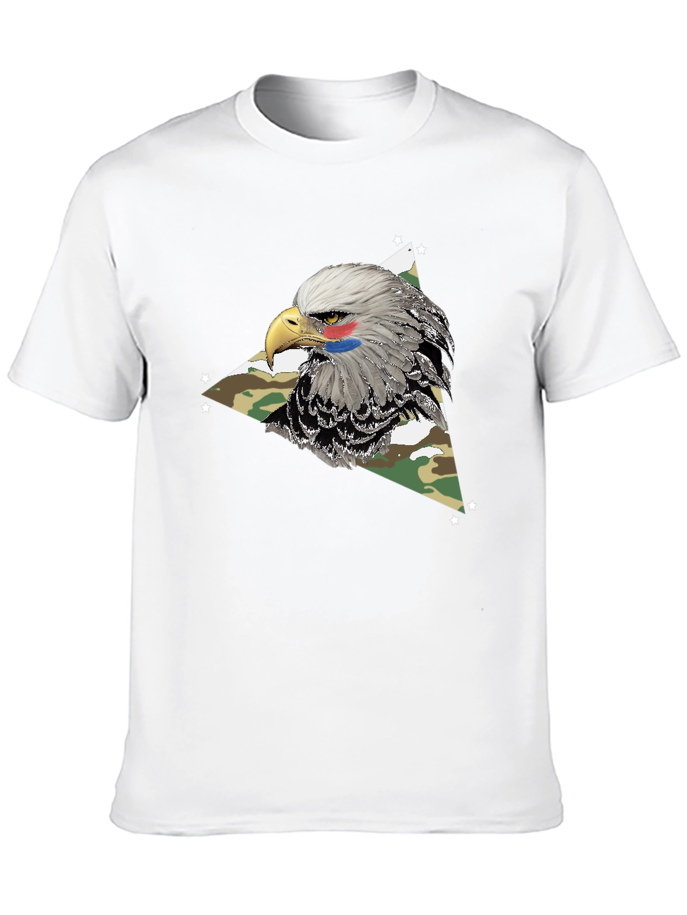 Black Eagle Camo Graphic Tee - Patriotic Style view 10