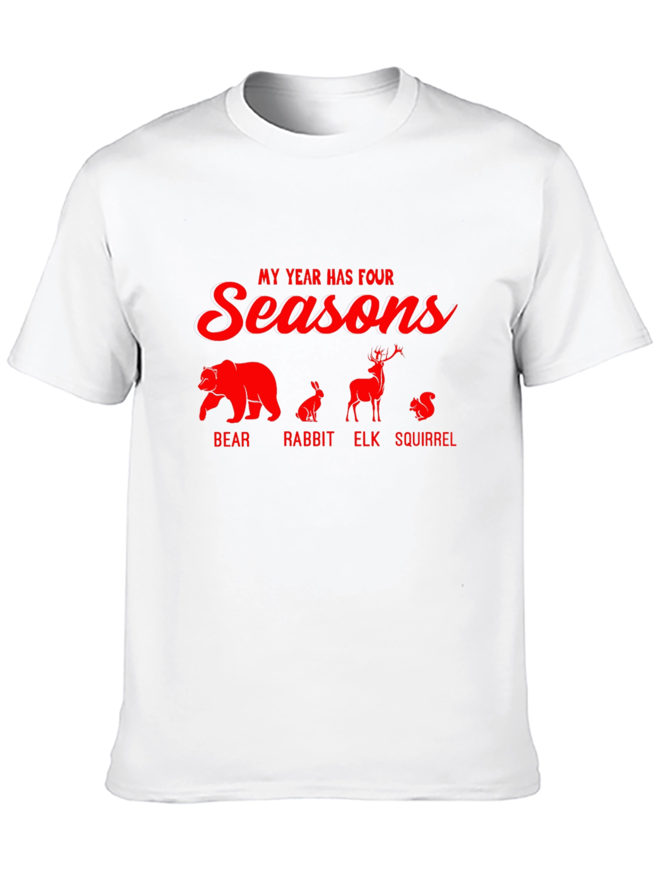 Black My Year Has Four Seasons Graphic T-Shirt view 10