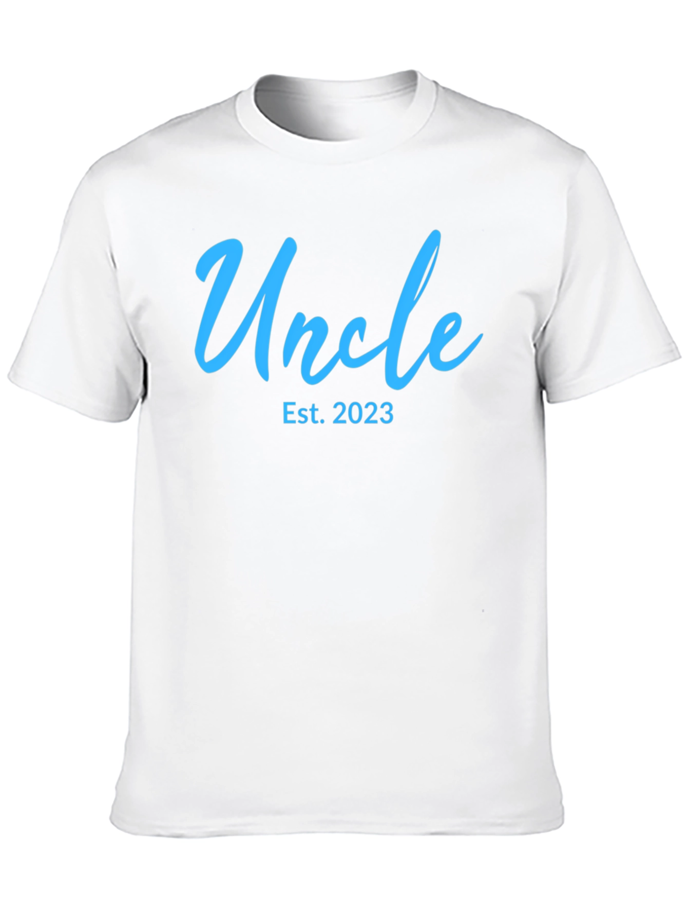 Black Uncle Est. 2023 T-Shirt - New Uncle Gift view 10